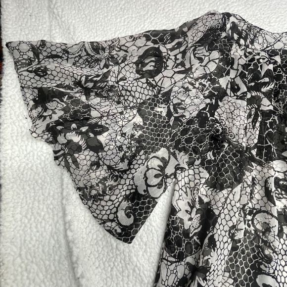 Women’s XL Grace Elements Black/Gray Shear Top - Picture 8 of 13